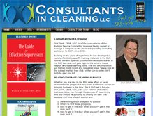 Tablet Screenshot of consultantsincleaning.com